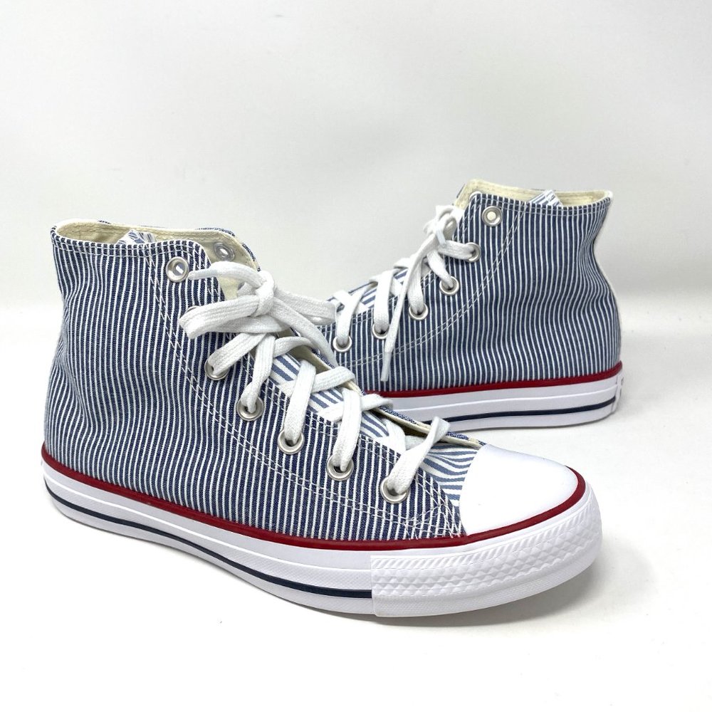 Converse AS Hi Sneaker Vintage Canvas Blue White Women's Size 163974C - Picture 5 of 10